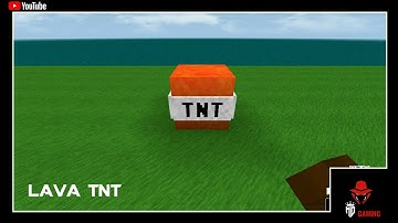 ⬜mini block craft 3d || power of lava tnt how to make lava tnt power im mini block craft 3d