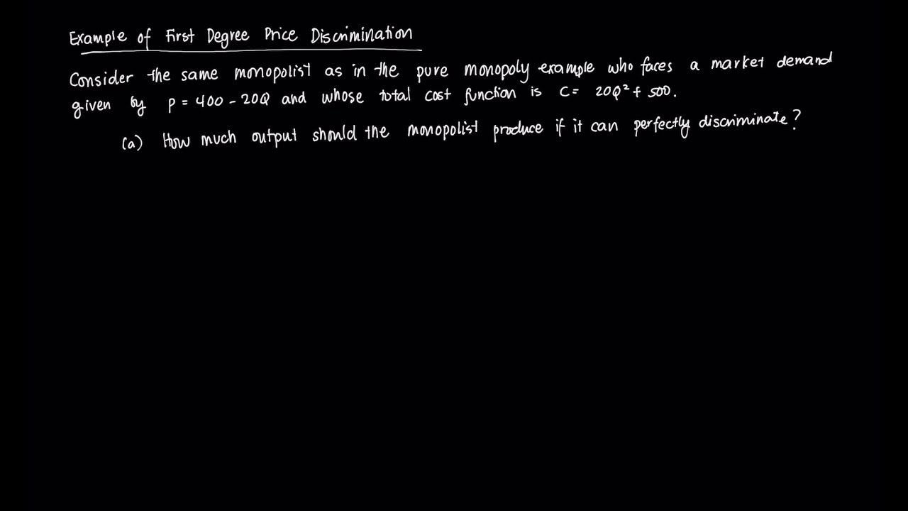 Degree Price Discrimination Example The Unseen Impact on Higher Education