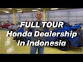 Hondas at a Dealership in Indonesia