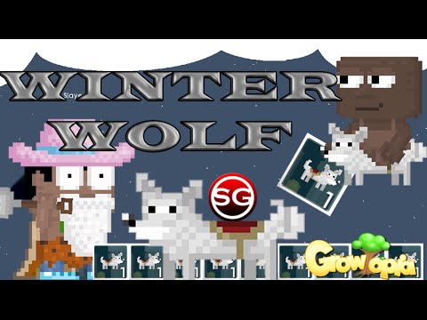 Growtopia Riding Winter Wolf Pet - YouTube