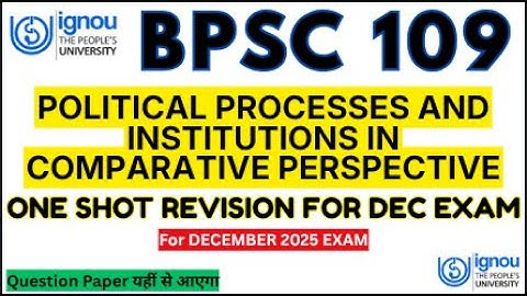 bpsc 109 important questions 2025 | bpsc 109 full revision for decmebr 2025 ignou exam #bpsc109