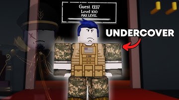 I Went UNDERCOVER As Default Guest in Forsaken!