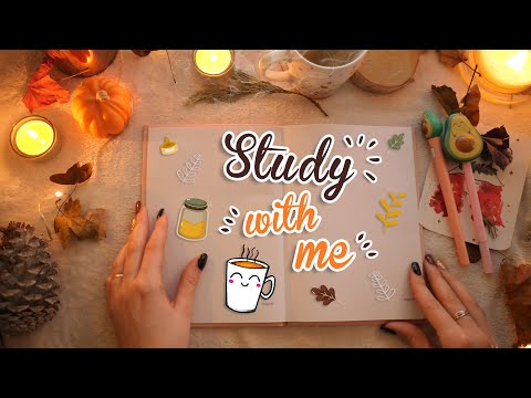 ASMR 🌙 | Pour étudier, dessiner, travailler chill ☕️… ou juste dormir 😴Bullet journal novembre 🍁