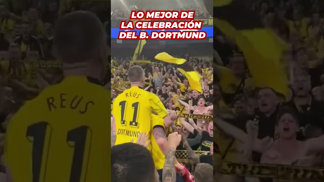 MEJORES MOMENTOS de la CELEBRACIÓN del BORUSSIA DORTMUND en PARÍS: REUS, ÍDOLO y CAPITÁN