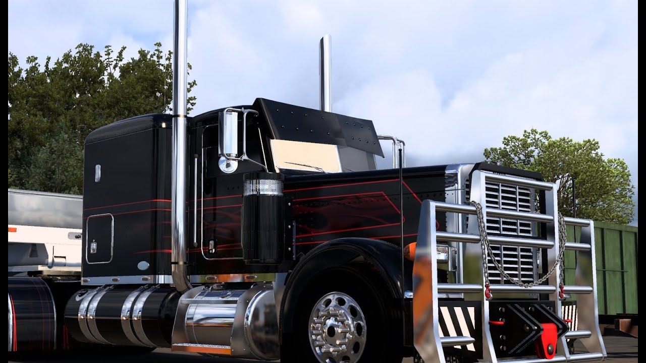 American Truck SIm | Peterbilt 389 | Ruda Lowboy |Heavy Hauling | Live ...