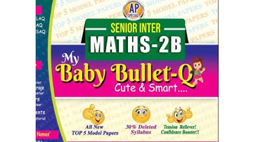AP Inter  maths  2b baby bullet✅️