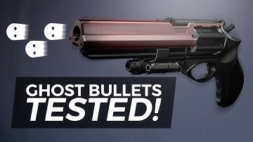 GHOST BULLETS TESTED!