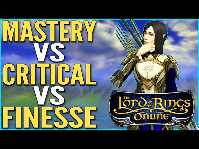 LOTRO Stats Guide & Tips: Mastery vs Critical Rating vs Finesse 