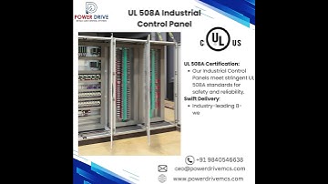 UL 508A Industrial Control Panel - Power Drive MCS