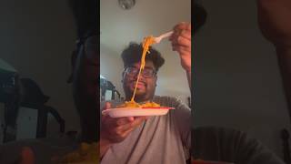 Trying Buldak’s Rosé Spicy Ramen for the First Time🤤🌹🌶️ #shorts #buldak #mukbang #foodie #ramen