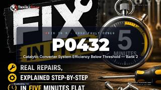 P0432 Explained — Catalytic Converter System Efficiency Below Threshold — Bank 2 | TroubleAtlas