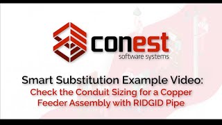 Smart Substitution Example Video: Easily Check the Conduit Sizing Against the NEC Codes