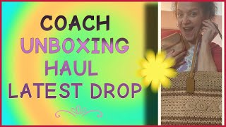 COACH UNBOXING HAUL LATEST DROP *sold out already?*
