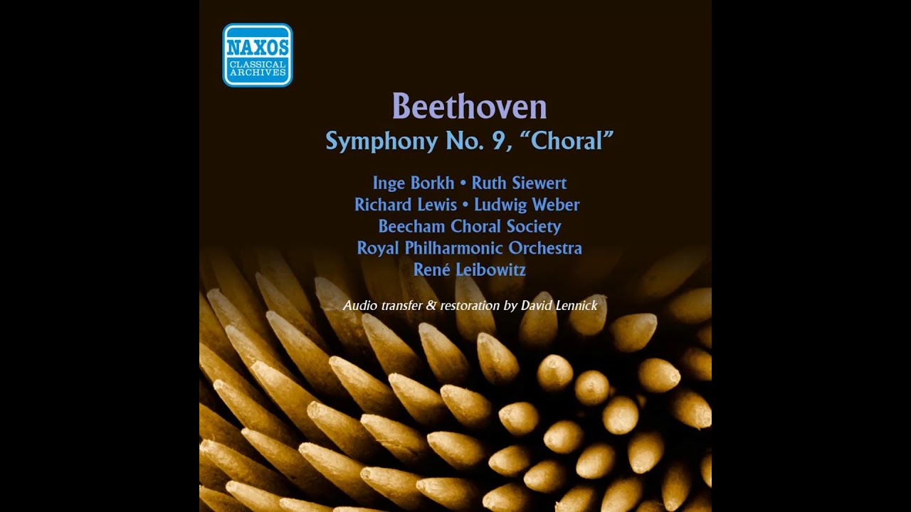 Symphony No.9 in D minor "Choral" - Ludwig van Beethoven - YouTube