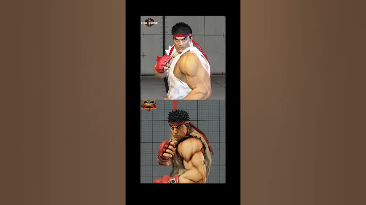 Street Fighter 6 vs Street Fighter 5 Ryu Comparison 😱 #streetfighter #shorts