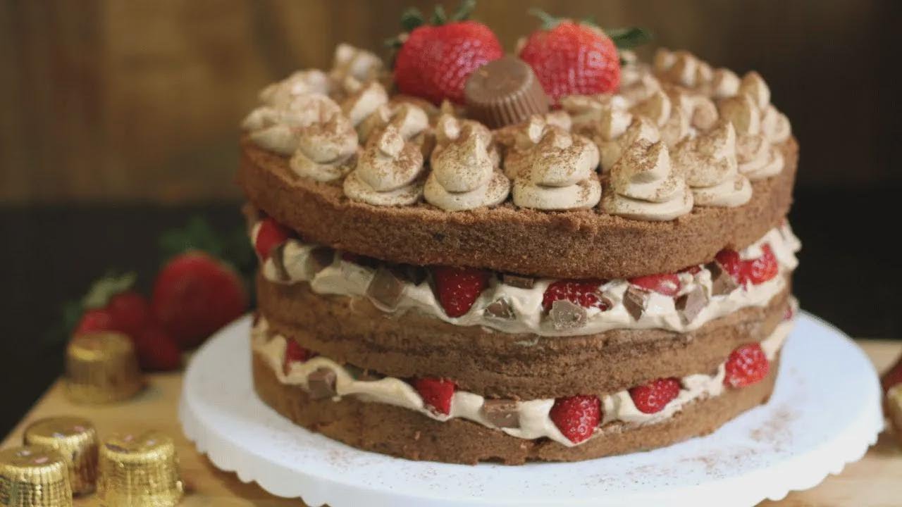 El secreto para el mejor pastel de cumpleaños: chocolate Alpino con fresas