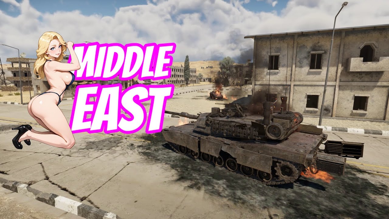 War Thunder - Middle East: Best position against spawn campers!!!