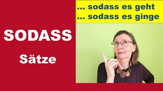 Wie man SODASS-Sätze richtig formuliert (Deutsch B2/C1)