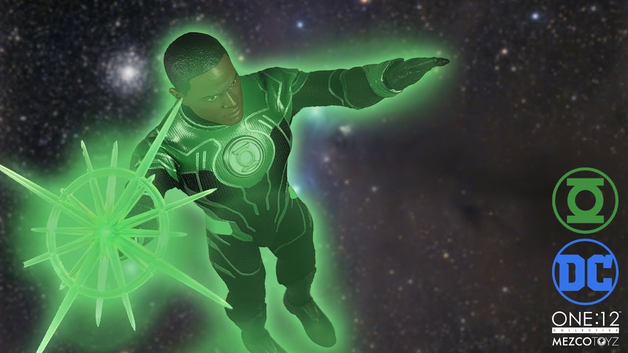 Mezco John Stewart Green Lantern unboxing—no talking!