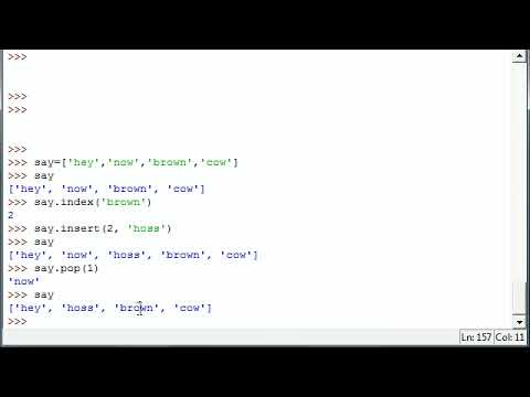 Python Programming Tutorial   15   More Methods