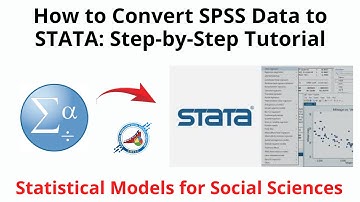 How to Convert SPSS Data to STATA: Step-by-Step Tutorial