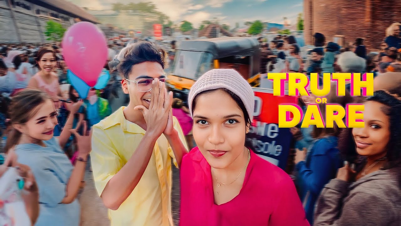 TRUTH or DARE in Public 🤪 Abin-ന് ഒരു അടിപൊളി PRANK