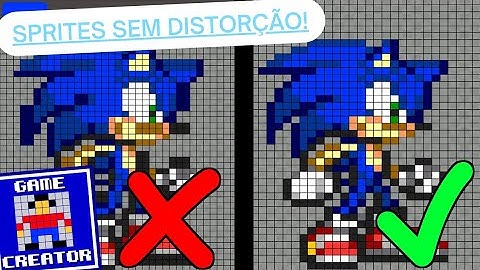 GAME CREATOR TUTORIAL • COMO TIRAR A DISTORÇÃO DOS SPRITES NO GAME CREATOR! #gamecreator