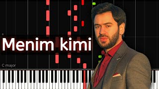 Üzeyir Mehdizade - Menim kimi (Piano tutorial)