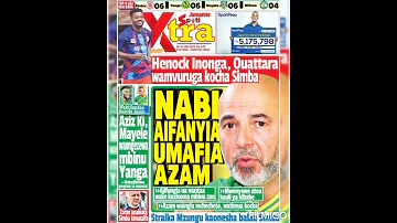 Magazeti Ya Leo Agosti 30 