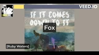 Ruby Waters - Fox [karaoke]
