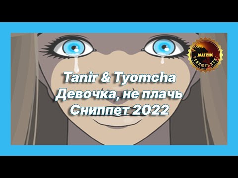 🎧 Новая песня Tanir & Tyomcha - Девочка не плачь (Сниппет 2022)