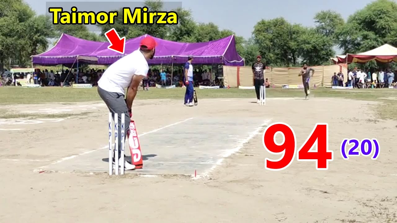 Need 94 Runs From 24 Balls || Taimoor Mirza Batting || Tamour Mirza ...