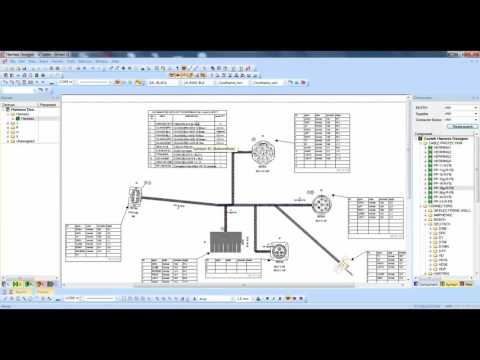 Harness Builder for E3.series - BOM and wire list