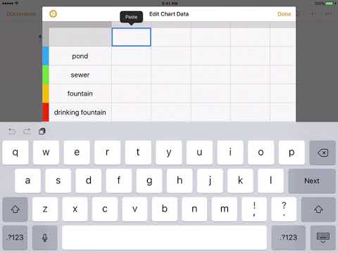 How To Make A Chart On Pages