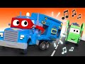 videos de caminhões para crianças - O caminhão sirene  - Carl o Super Caminhão na Cidade do Carro