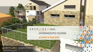 Intermediate Course - Stairs & Railing - ARCHLine.XP 2022