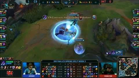 IMT vs C9 Highlights Game 2 NA LCS 2017 Spring Week2 Day2 Immortals vs Cloud9