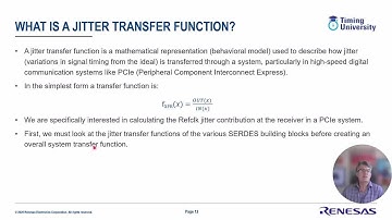 SerDes Physical Layer Building Blocks and Jitter Transfer Functions- Part 2A