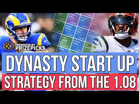 Dynasty Fantasy Football Startup Mock Draft on DLF | Strategy from the 1.08