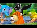 மன காகம் மற்றும் சிங்கம் - Mental Crow and Lion Story | 3D Animated Tamil Moral Stories | JOJO TV