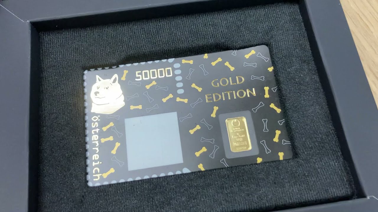 Und noch eine Crypto stamp! Die Gold Edition „Doge“! - VariusSystems