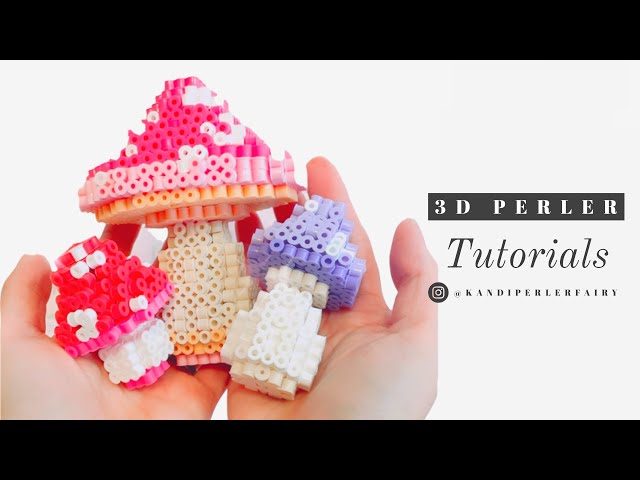 3D Wild Mushrooms 🍄 Perler Beads Tutorial Easy - YouTube 3d-wild-mushrooms-perler-beads-tutorial-easy-youtube