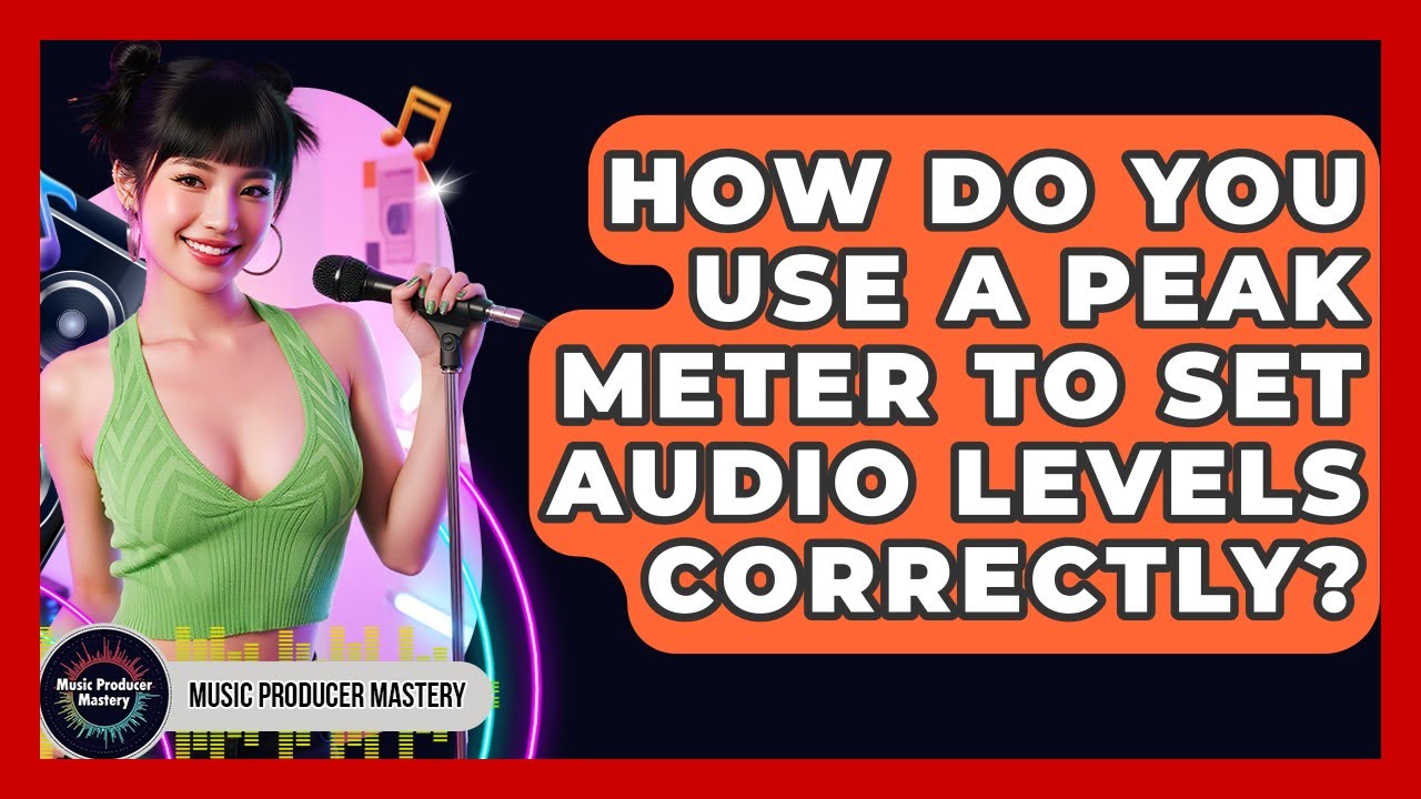 How Do You Use A Peak Meter To Set Audio Levels Correctly? - Music Producer Mastery