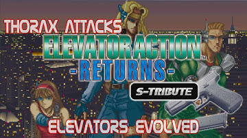 Elevator Action Returns full Edie playthrough NO COMMENTARY gameplay