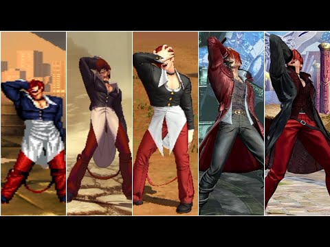 Evolution Of Iori Yagami Laugh KOF 95 KOF XV