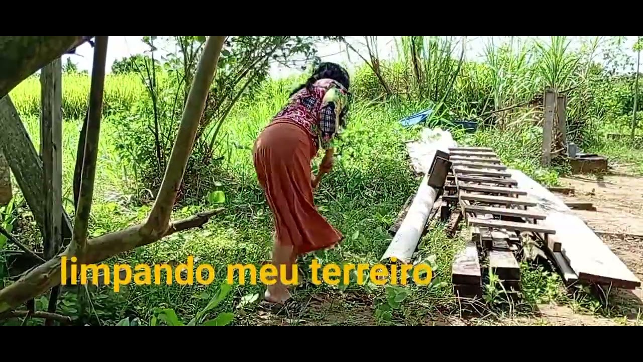 Limpando meu terreiro 