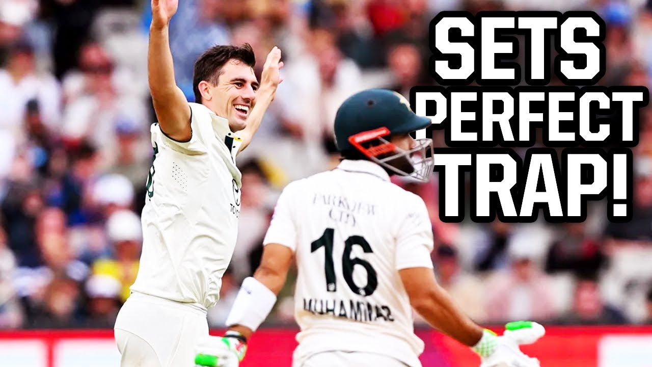 Pat Cummins sets field perfectly to bait Rizwan, a breakdown