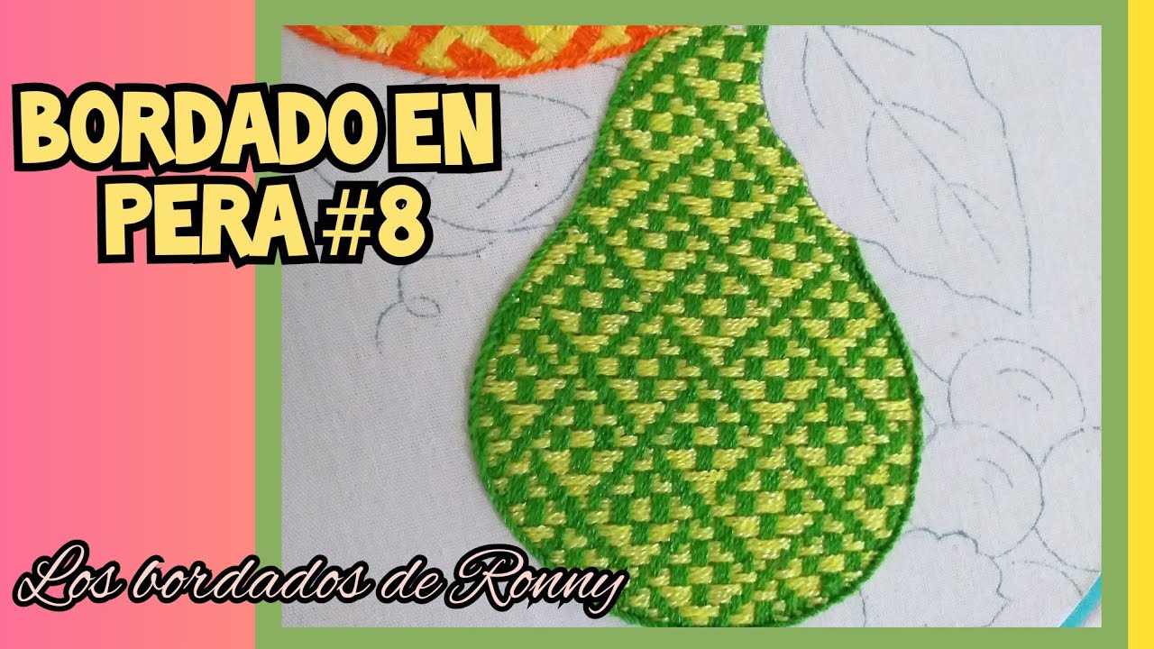 Bordado en pera #8
