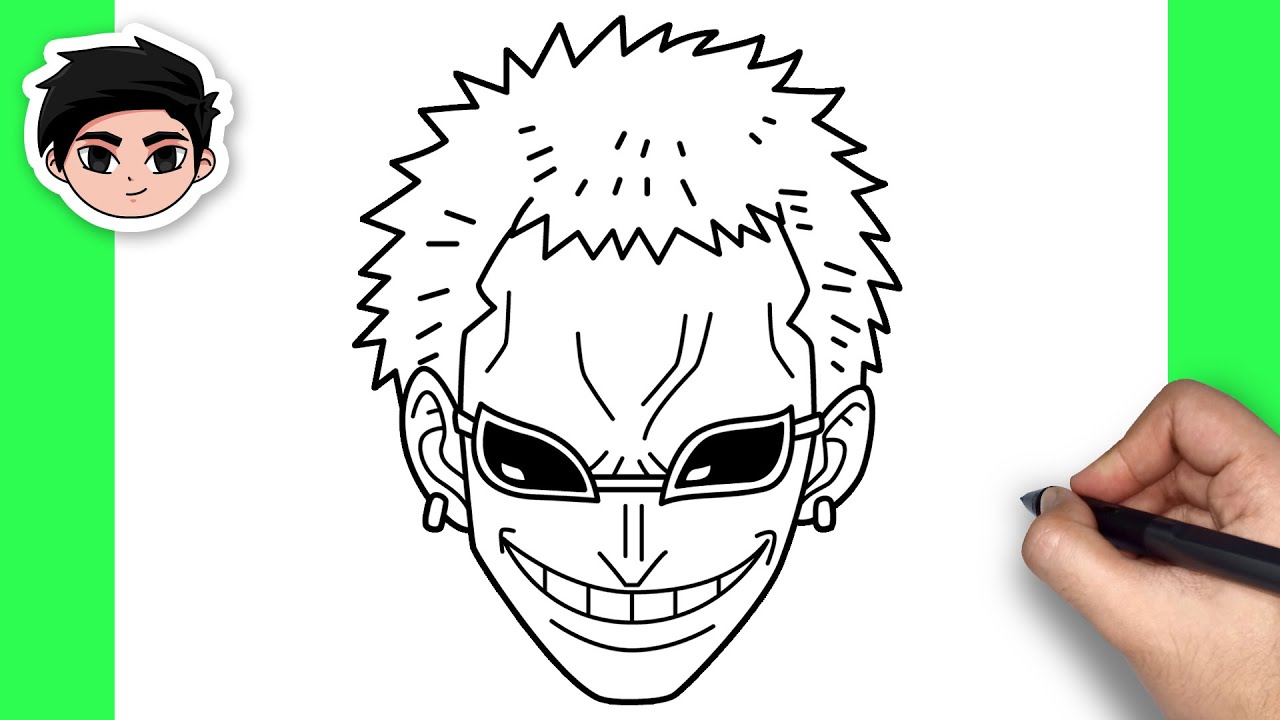 DOFLAMINGO de ONE PIECE Como Desenhar passo a passo 