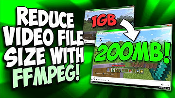 Reducing Video File Sizes with FFMPEG! (Windows Tutorial)